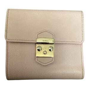 FURLA METROPOLIS SMALL BIFOLD WALLET BLUSH PINK